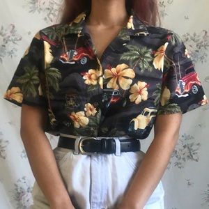 vintage hawaiian button up